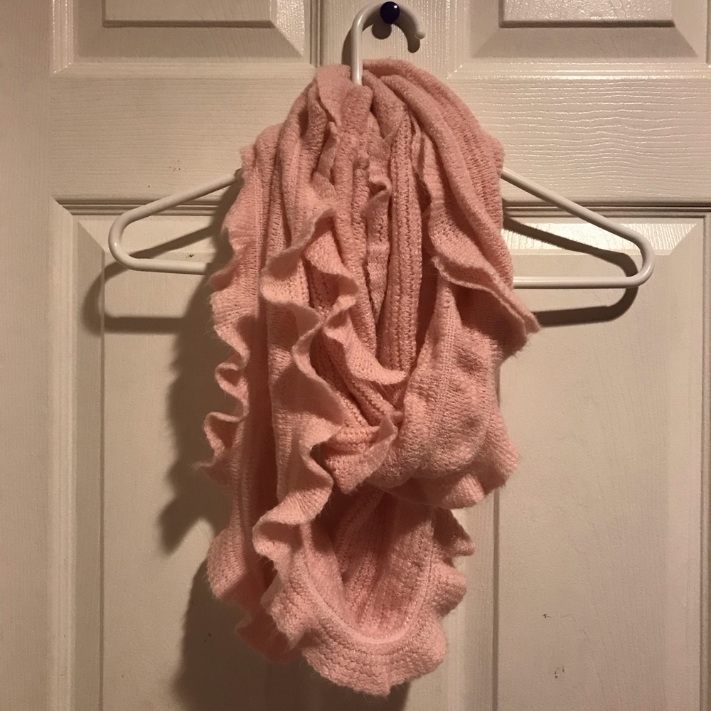 New York & Company Pink Infinity Scarf